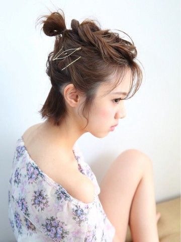 定番お団子ヘア 髪型の可愛いおすすめアレンジ トラブルブック
