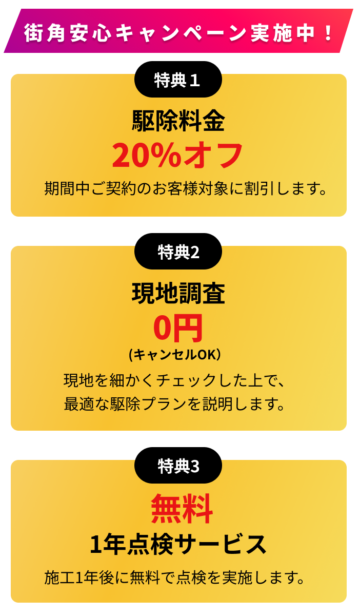 20％オフキャンペーン
