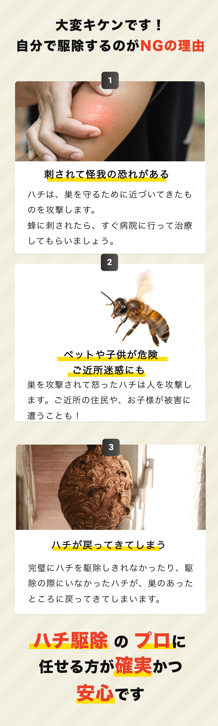 害虫トラブル悩み